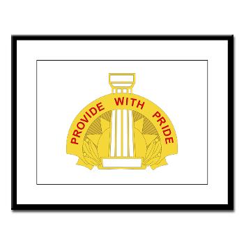 43SB - M01 - 02 - DUI - 43rd Sustainment Brigade - Large Framed Print
