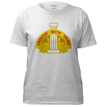43SB - A01 - 04 - DUI - 43rd Sustainment Brigade - Women's T-Shirt - Click Image to Close