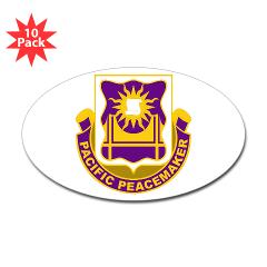 445CAB - M01 - 01 - DUI - 445th Civil Affairs Battalion - Sticker (Oval 10 pk)