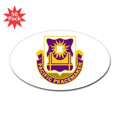 445CAB - M01 - 01 - DUI - 445th Civil Affairs Battalion - Sticker (Oval 50 pk) - Click Image to Close