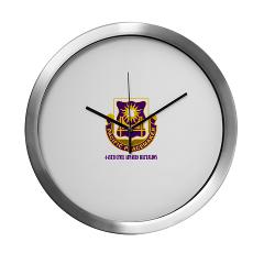 445CAB - M01 - 03 - DUI - 445th Civil Affairs Battalion with Text - Modern Wall Clock - Click Image to Close