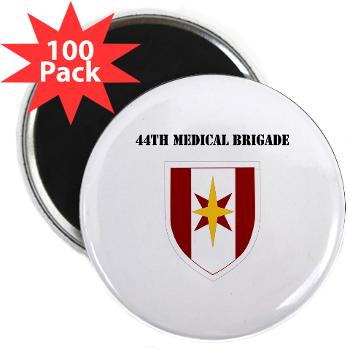 44MB - M01 - 01 - SSI - 44th Medical Brigade wth Text - 2.25" Magnet (100 pack)