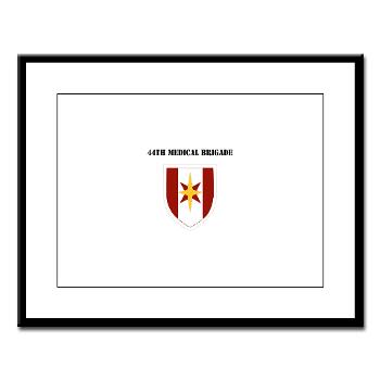 44MB - M01 - 02 - SSI - 44th Medical Brigade wth Text - Large Framed Print