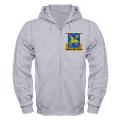 45MIC - A01 - 03 - DUI - 45th Military Intelligence Coy with text Zip Hoodie - Click Image to Close