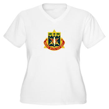 46AGBR - A01 - 04 - DUI - 46th AG Battalion (Reception) - Women's V-Neck T-Shirt