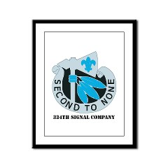 472SC - M01 - 02 - DUI - 472nd Signal Company with Text - Framed Panel Print - Click Image to Close