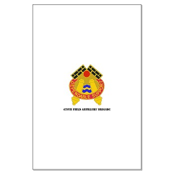 479FAB - M01 - 02 - DUI - 479th Field Artillery Brigade with Text - Large Poster