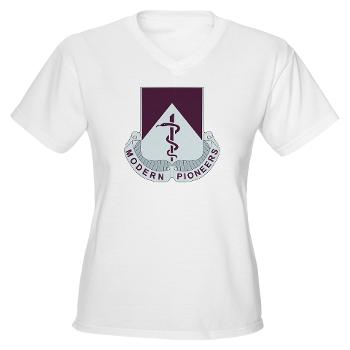 47BSB - A01 - 04 - DUI - 47th Bde - Support Bn - Women's V-Neck T-Shirt