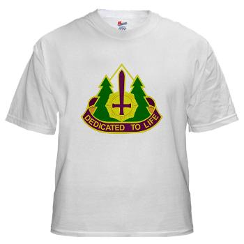47CSH - A01 - 04 - DUI - 47th Combat Support Hospital White T-Shirt - Click Image to Close