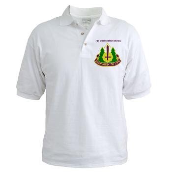 47CSH - A01 - 04 - DUI - 47th Combat Support Hospital with Text Golf Shirt