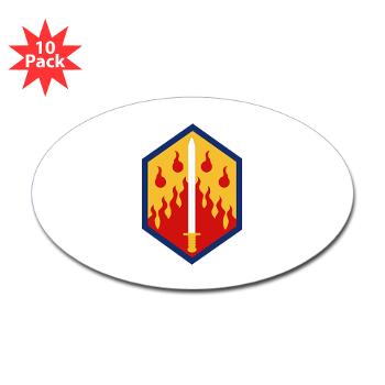 48CB - M01 - 01 - 48th Chemical Brigade - Sticker (Oval 10 pk)