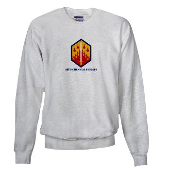 48CB - A01 - 03 - 48th Chemical Brigade with Text - Sweatshirt