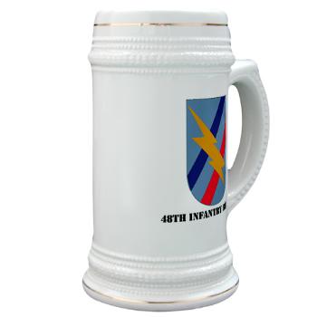 48IB - M01 - 03 - SSI - 48th Infantry Brigade with Text - Stein