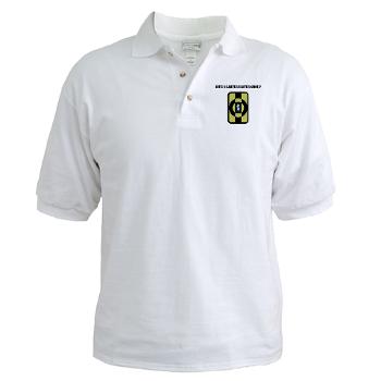 49QG - A01 - 04 - 49th Quartermaster Group with Text - Golf Shirt