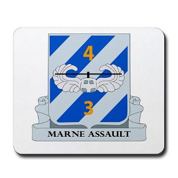 4AB3AR - M01 - 03 - DUI - 4th Assault Bn - 3rd Aviation Regiment Mousepad