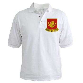 4B25FAR - A01 - 04 - DUI - 4th Bn - 25th Field Artillery Regiment Golf Shirt