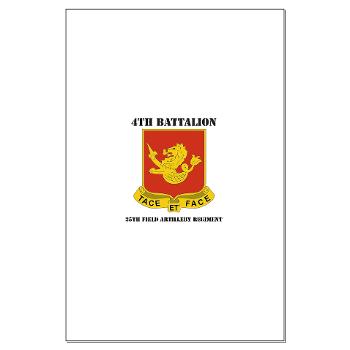 4B25FAR - M01 - 02 - DUI - 4th Bn - 25th Field Artillery Regiment with Text Large Poster