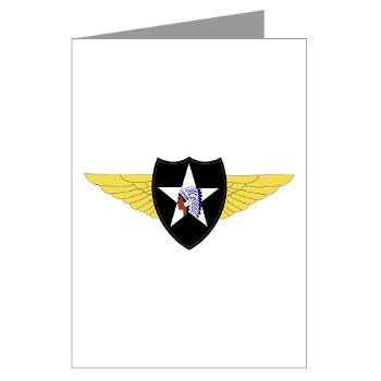 4B2AB - M01 - 02 - SSI - 4-2nd Attack Bn Greeting Cards (Pk of 10)