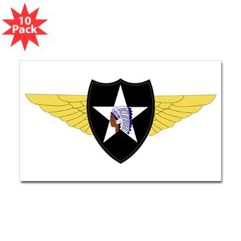 4B2AB - M01 - 01 - SSI - 4-2nd Attack Bn Sticker (Rectangle 10 pk) - Click Image to Close