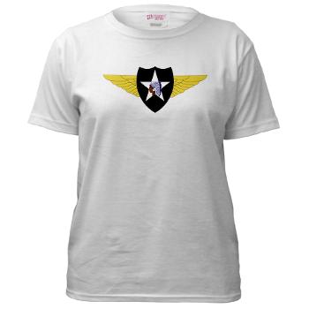 4B2AB - A01 - 04 - SSI - 4-2nd Attack Bn Women's T-Shirt - Click Image to Close