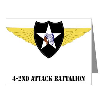 4B2AB - M01 - 02 - SSI - 4-2nd Attack Bn with Text Note Cards (Pk of 20) - Click Image to Close
