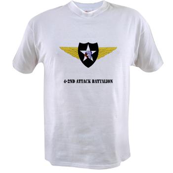 4B2AB - A01 - 04 - SSI - 4-2nd Attack Bn with Text Value T-Shirt