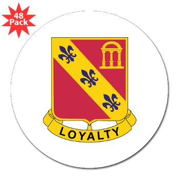 4B319R - M01 - 01 - 4th Battalion 319th Regiment 3" Lapel Sticker (48 pk)