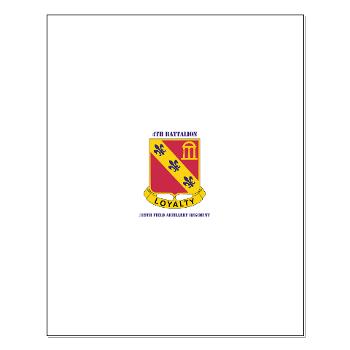 4B319R - M01 - 02 - 4th Battalion 319th Regiment with Text Small Poster