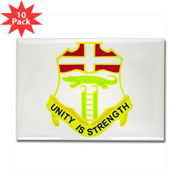 4B6IR - M01 - 01 - DUI - 4th Bn - 6th Infantry Regiment - Rectangle Magnet (10 pack)