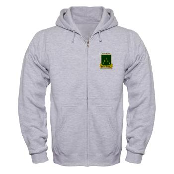 4B70AR - A01 - 03 - SSI - 4th Battalion 70th Armor Rgt with Text - Zip Hoodie
