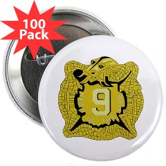 4B9IR - M01 - 01 - DUI - 4th Battalion - 9th Infantry Regiment 2.25" Button (100 pack)