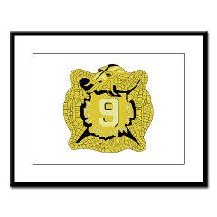 4B9IR - M01 - 02 - DUI - 4th Battalion - 9th Infantry Regiment Large Framed Print - Click Image to Close