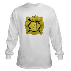 4B9IR - A01 - 03 - DUI - 4th Battalion - 9th Infantry Regiment Long Sleeve T-Shirt - Click Image to Close