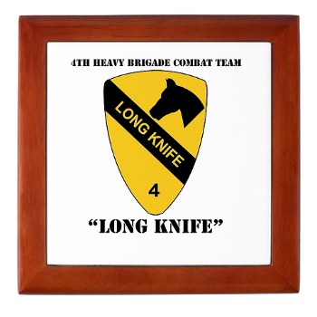 4BCT - M01 - 03 - DUI - 4th Heavy BCT - Long Knife with Text - Keepsake Box - Click Image to Close