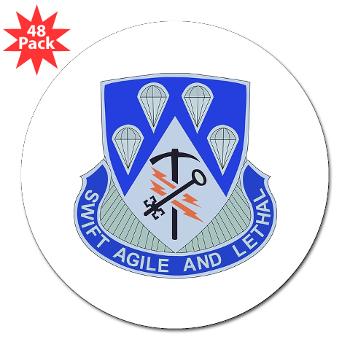 4BCT4BSTB - M01 - 01 - DUI - 4th Bde - Special Troops Bn 3" Lapel Sticker (48 pk) - Click Image to Close