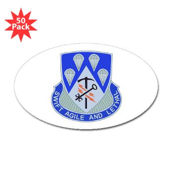4BCT4BSTB - M01 - 01 - DUI - 4th Bde - Special Troops Bn Sticker (Oval 50 pk)