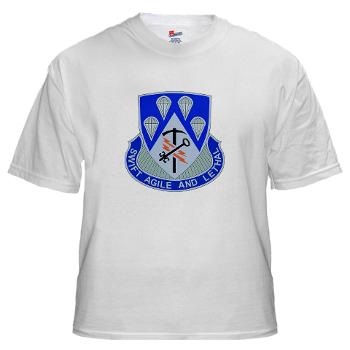 4BCT4BSTB - A01 - 04 - DUI - 4th Bde - Special Troops Bn White T-Shirt
