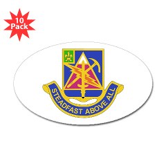 4BCTSTB - M01 - 01 - DUI - 4th BCT - Special Troops Batalion Sticker (Oval 10 pk)