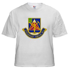 4BCTSTB - A01 - 04 - DUI - 4th BCT - Special Troops Batalion White T-Shirt