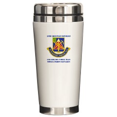 4BCTSTB - M01 - 03 - DUI - 4th BCT - Special Troops Batalion with Text Ceramic Travel Mug