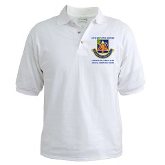 4BCTSTB - A01 - 04 - DUI - 4th BCT - Special Troops Batalion with Text Golf Shirt