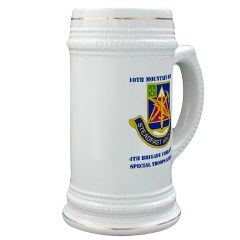 4BCTSTB - M01 - 03 - DUI - 4th BCT - Special Troops Batalion with Text Stein
