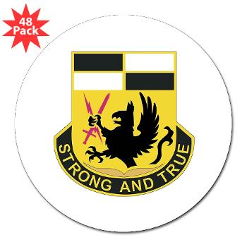 4BCTSTB - M01 - 01 - DUI - 4th BCT - Special Troops Battalion 3" Lapel Sticker (48 pk)