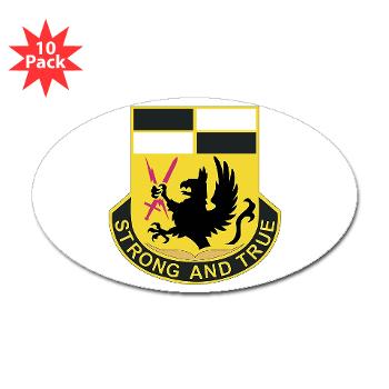 4BCTSTB - M01 - 01 - DUI - 4th BCT - Special Troops Battalion Sticker (Oval 10 pk)