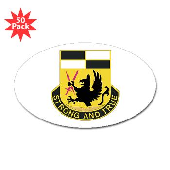 4BCTSTB - M01 - 01 - DUI - 4th BCT - Special Troops Battalion Sticker (Oval 50 pk)