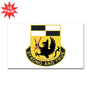 4BCTSTB - M01 - 01 - DUI - 4th BCT - Special Troops Battalion Sticker (Rectangle 10 pk)