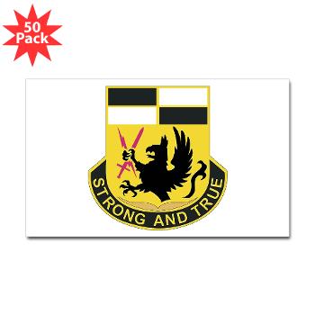 4BCTSTB - M01 - 01 - DUI - 4th BCT - Special Troops Battalion Sticker (Rectangle 50 pk)