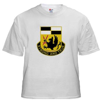 4BCTSTB - A01 - 04 - DUI - 4th BCT - Special Troops Battalion White T-Shirt