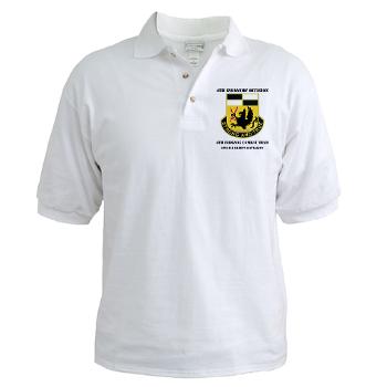 4BCTSTB - A01 - 04 - DUI - 4th BCT - Special Troops Battalion with Text Golf Shirt - Click Image to Close