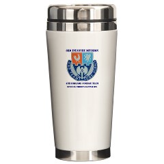 4BCTV4BCTSTB - M01 - 03 - DUI - 4th BCT - Special Troops Bn with Text - Ceramic Travel Mug